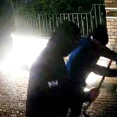Members of the gang captured on CCTV during a burglary in and around Birmingham