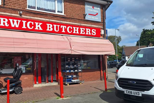 Warwick Butcher’s in Great Barr, Birmingham