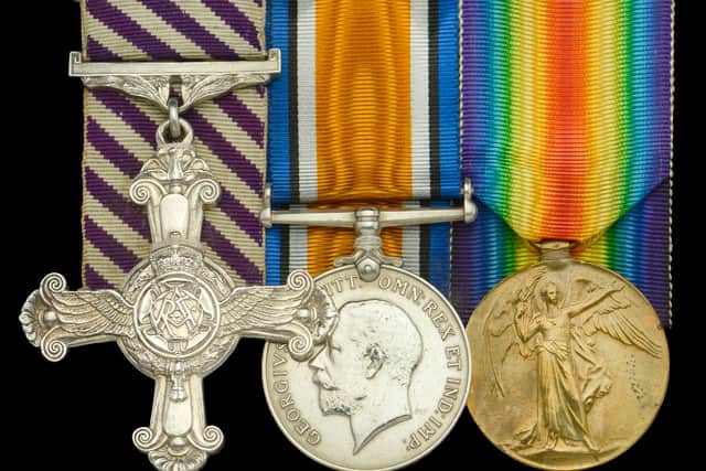 The medals set to be auctioned