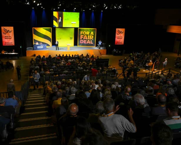 Lib Dem women’s group claims party has banned promotion of event over trans views. (Photo: Getty Images) 