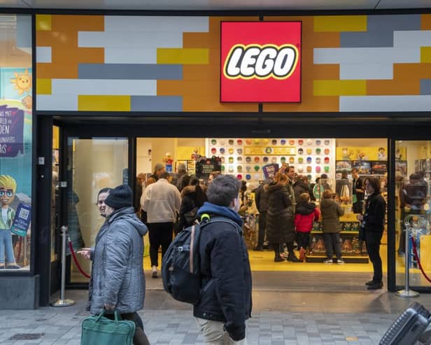 Lego has ditched plans to make bricks out of recycled bottles (BELGA MAG/AFP via Getty Images)