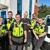 West Midlands walking and cycling commissioner Adam Tranter joins police for a bike ride