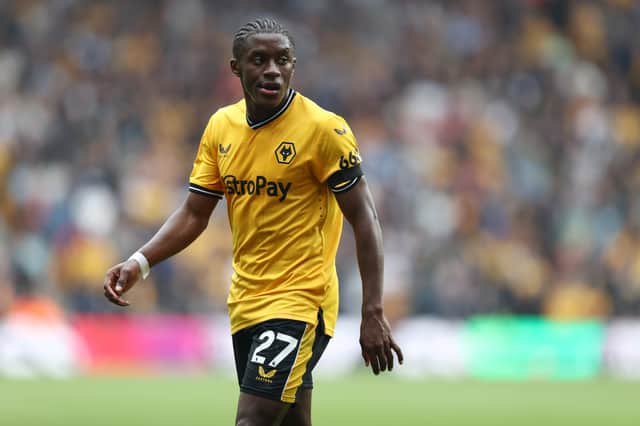 Jean-Ricner Bellegare is suspended for Wolves. (Photo by Naomi Baker/Getty Images)