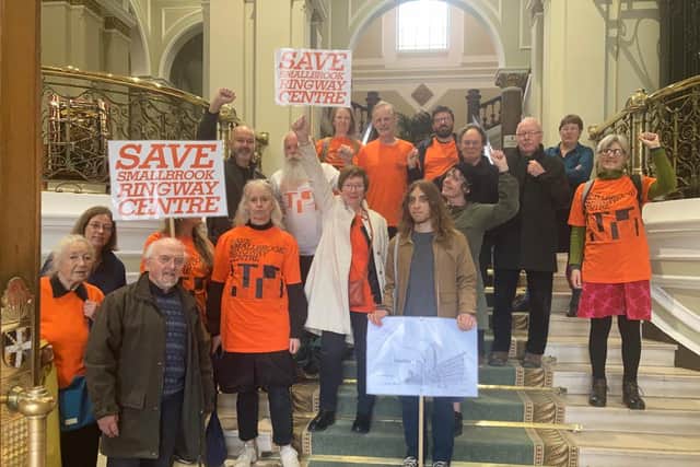 Save the Smallbrook Queensway campaigners (Photo - Birmingham Climate Justice Coalition)