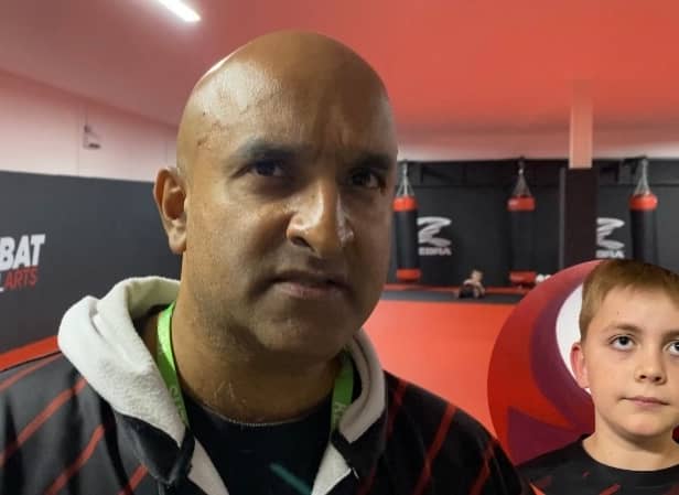 Lead instructor Imran Majid, children and parents at Kombat Martial Arts are concerned over the Stirchley gym’s potential closure
