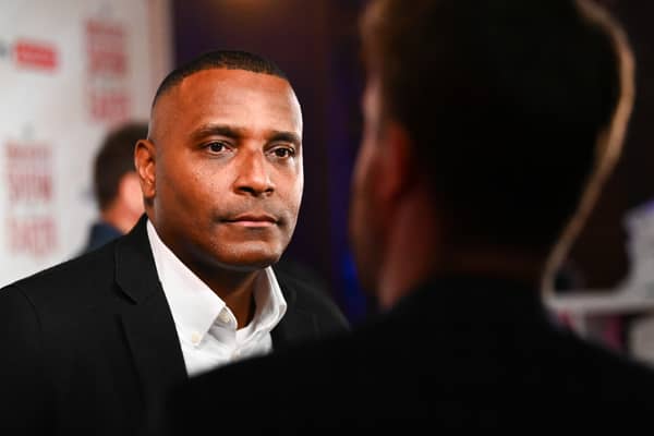 Clinton Morrison delivered his verdict on the decision. (Photo by Joe Maher/Getty Images for Sky Sports)