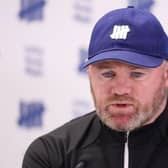 Wayne Rooney, Manager of Birmingham City, speaks to the media during a press conference 