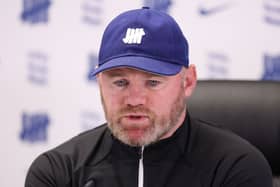 Wayne Rooney, Manager of Birmingham City, speaks to the media during a press conference 