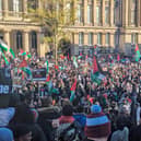 Palestine protest in Birmingham city centre (Photo -  H. Ansari  @HosseinAnsari/Twitter) · 3h