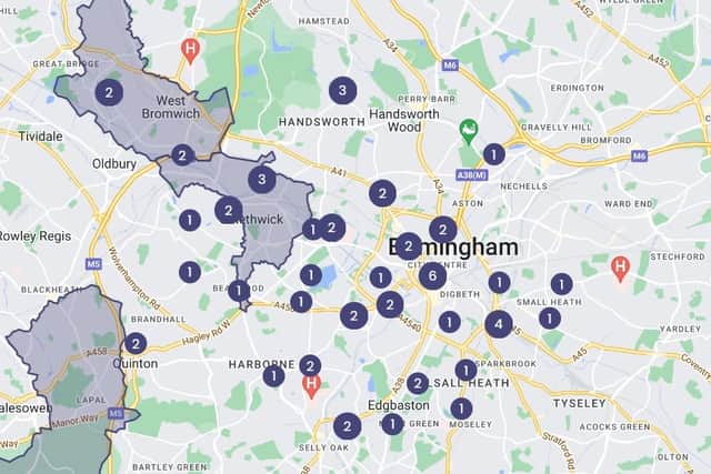 Planning applications issuesd to Birmingham City Council