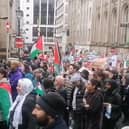 Free Palestine protests in Birmingham city centre