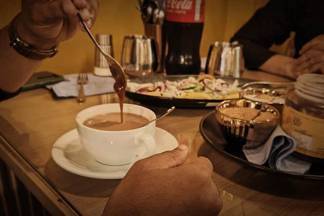 Chai with dates molasses (Photo - Nithya Raman)