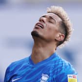 Lyle Taylor was at Birmingham City on loan from Nottingham Forest. (Image: Getty Images)