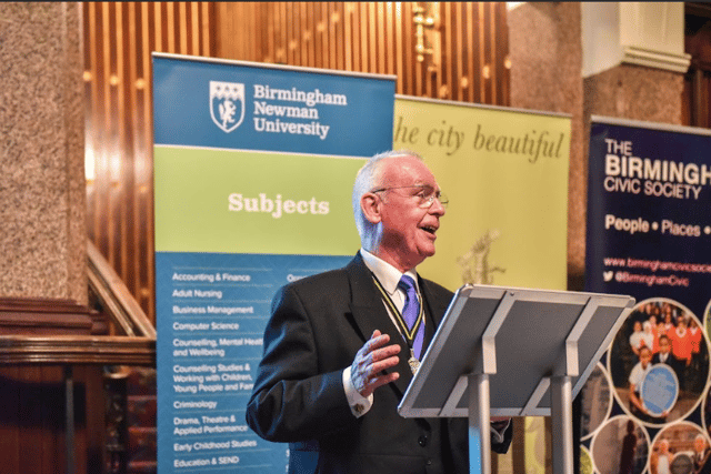 Birmingham Lord mayor’s Deputy Honorary Alderman, Mike Leddy