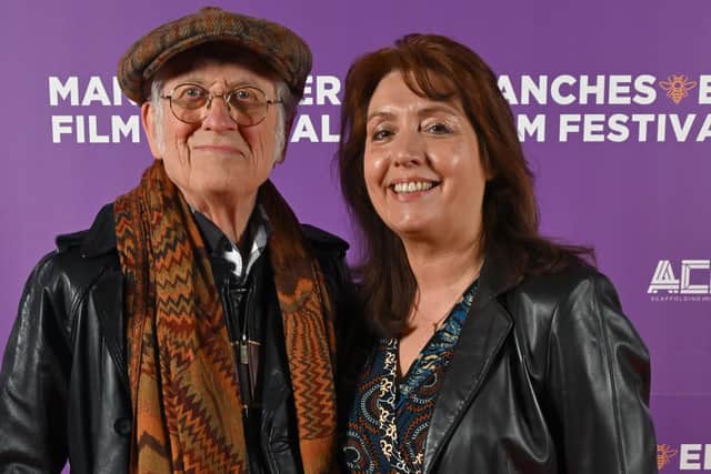 Noddy Holder and Suzan Price (Photo by Anthony Devlin/Getty Images)