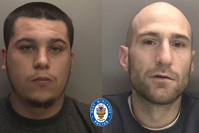 Magee (left) and Aston jailed for street brawl