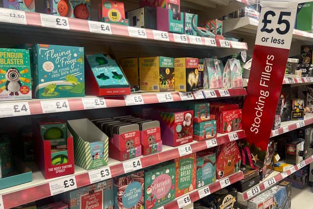 Tesco had plenty of stocking fillers, all £5 or less.