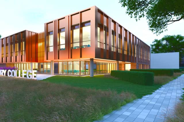Artist Impression of the new STEM Centre, part of Cadbury Sixth Form College