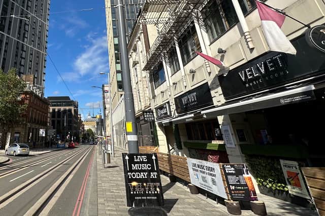The now closed Velvet Music Rooms on Birmingham Broad Street - where Snobs nightclub will be