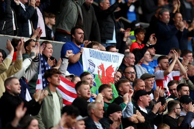 Birmingham City are one of the best supported teams in the Championship. Blues took just under 2,700 fans to Leeds United. (Image: Getty Images)