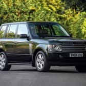 The 2004 L322 Range Rover, formerly owned by The Queen, which went under the hammer for £132,000 at Iconic Auctioneers 