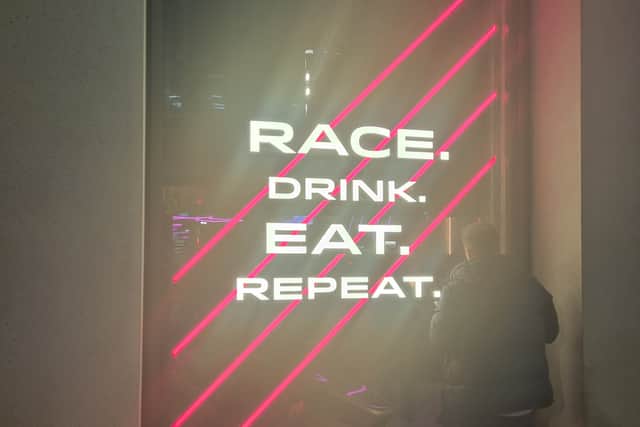 Race, Drink, Eat, Repeat
