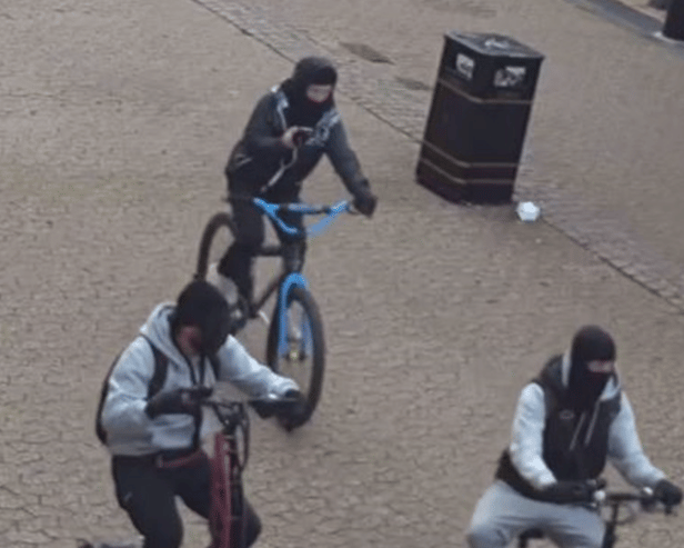 Masked cyclists & e-scooter riders sought by police after robbery in Newhall Valley Park