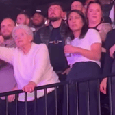 50 Cent's coollest fan 'Moma Jane' at his Resorts World Arena Birmingham concert