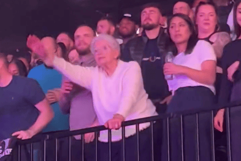 50 Cent's coollest fan 'Moma Jane' at his Resorts World Arena Birmingham concert