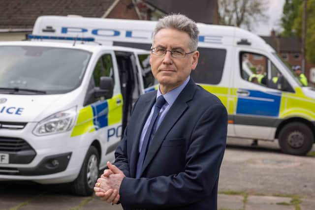 Police and Crime Commissioner Simon Foster.
WMP operation to crack down on illegal bikers at Jubilee Park in Olton and other locations.
Theyre making use of off-road bikes and drones.
