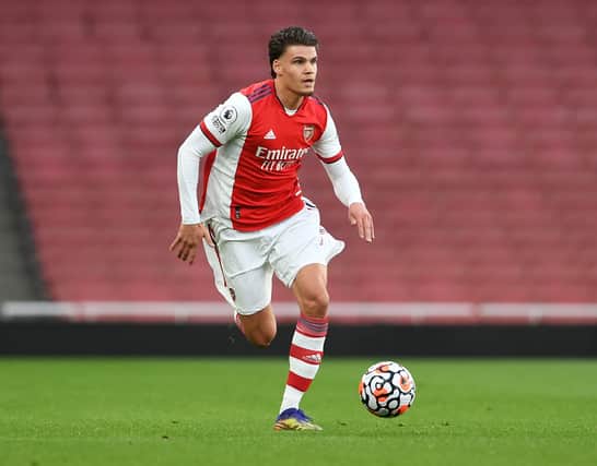 Omar Rekik was linked with a move to Birmingham City in the summer. The Arsenal defender headed elsewhere however. (Image: Getty Images)