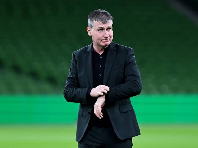 Stephen Kenny was relieved of his duties as Ireland manager. His last match was a 1-1 draw with New Zealand. (Photo by Charles McQuillan/Getty Images)