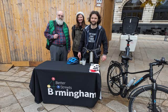Mat MacDonald (Right) and other volunteers from Better Streets for Birmingham