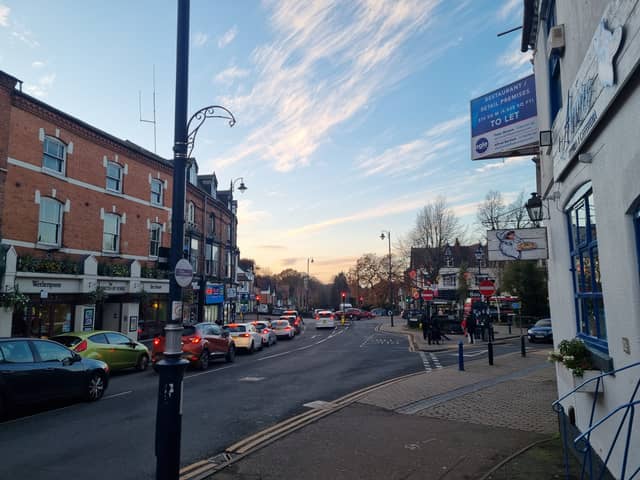 Moseley on a chilly Wednesday evening