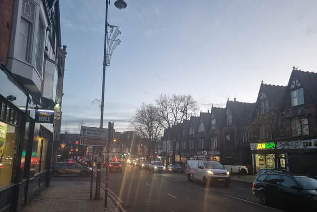Moseley on a chilly Wednesday evening
