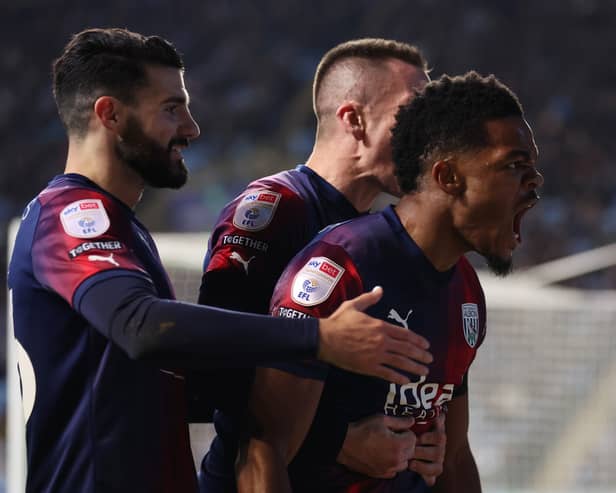 Grady Diangana recovered from an injury at the start of the season. The West Brom star could be missing for at least a month however.  (Image: Getty)
