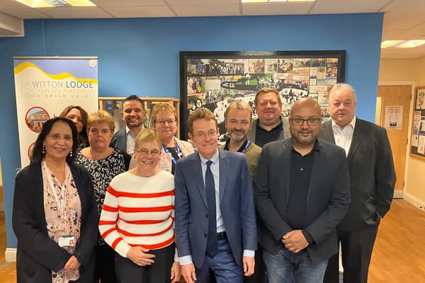 Andy Street, Mayor of the West Midlands and chair of the West Midlands Combined Authority (WMCA), with representatives of the social enterprises that will share £400,000 to improve their communities.