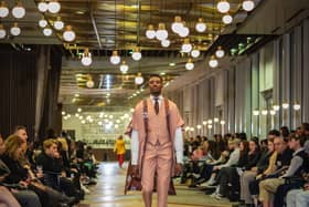 Former Birmingham boxing champ Shakan Pitters on the catwalk as he's predicted to be the Face of 2024