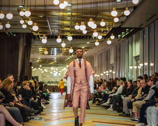 Former Birmingham boxing champ Shakan Pitters on the catwalk as he's predicted to be the Face of 2024