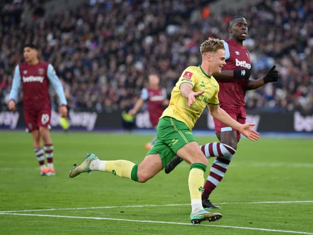 Tommy Conway is a reported target for Wolves. The Bristol City striker knocked West Ham out of the FA Cup on Tuesday. (Image: Getty Images)