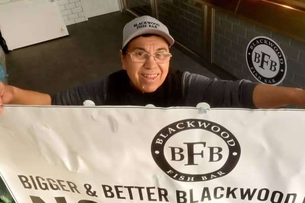 Andrea Toumba of Blackwood Fish Bar, in Streetly is delighted to re-open the doors
