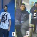 Police want to identify these men following the incident