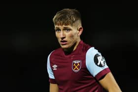 Callum Marshall could be on his way to West Brom. The West Ham striker has had strong transfer links with a move to The Hawthorn's. (Image: Getty Images)