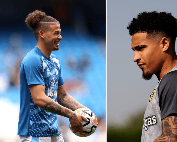 Kalvin Phillips (left) and Joao Gomes (right) have been linked with January transfers.