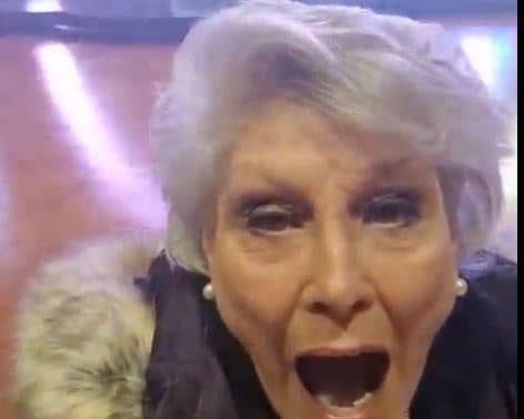 Strictly Come Dancing Star Angela Rippon reacts with joy as she arrives at Utilita Arena Birmingham