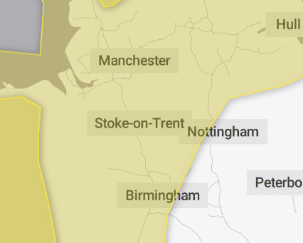 Birmingham weather warning