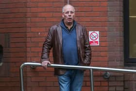 Andrew Ridley appears for sentencing at Birmingham Crown Court charged with attacking man at Birmingham 02 Academy gig