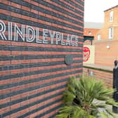 Brindleyplace sign in Birmingham