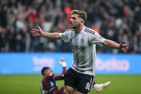 Semi Kilicsoy celebrates scoring for Besiktas. Aston Villa apparently made an offer for him. (Image: Getty Images)
