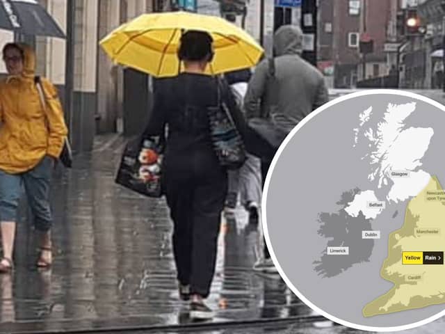 A yellow weather warning for rain has been issued for Sheffield and nearly all of England this weekend (February 17-18, 2024) with flood alerts issued nationwide.